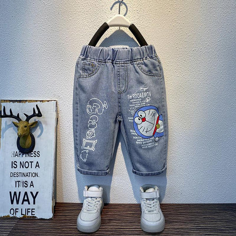 2022 summer children&#39;s Pants Dora A Jeans Baby Girl Clothes Kids Boy-TB01252-Veeddydropshipping