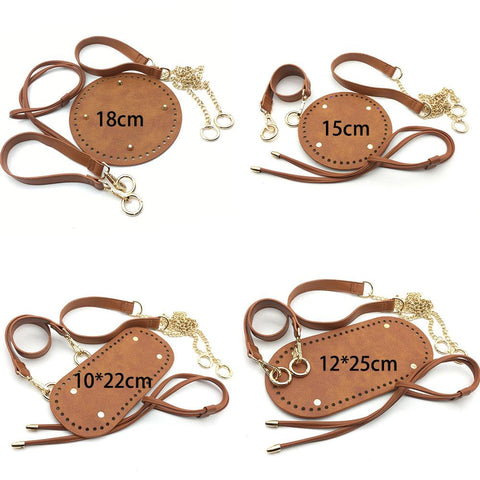 Accessories With Bags Strap Bottom Drawstring Bunches Leather-BS00733-Veeddydropshipping