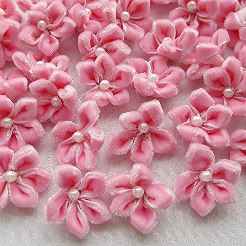 Velet Ribbon Flower Bauhinia Appliques Wedding-HA00717-Veeddydropshipping