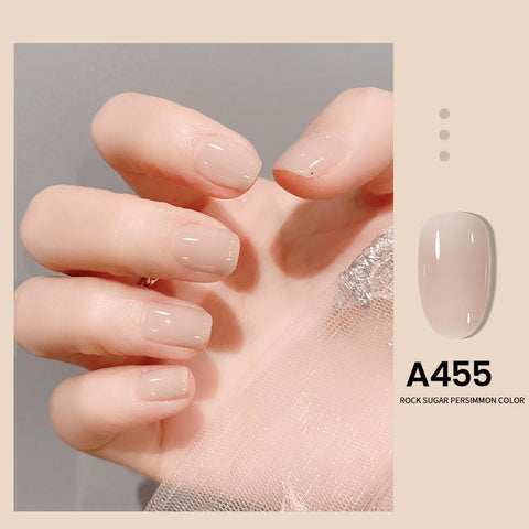 7.3ml Jelly Gel Nail Polish Transparent Nude Manicure Top -BH00979-Veeddydropshipping