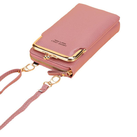 Women Mini Matte Leather Shoulder Messenger Bag Clutch Bolsas Ladies-BS00108-Veeddydropshipping