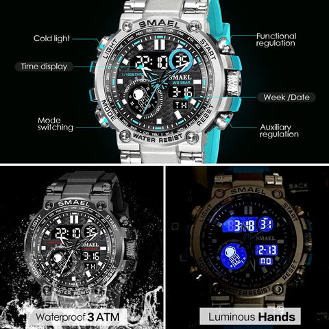 Sport Watch Men Watches Waterproof Time  Watches -JW00762-Veeddydropshipping