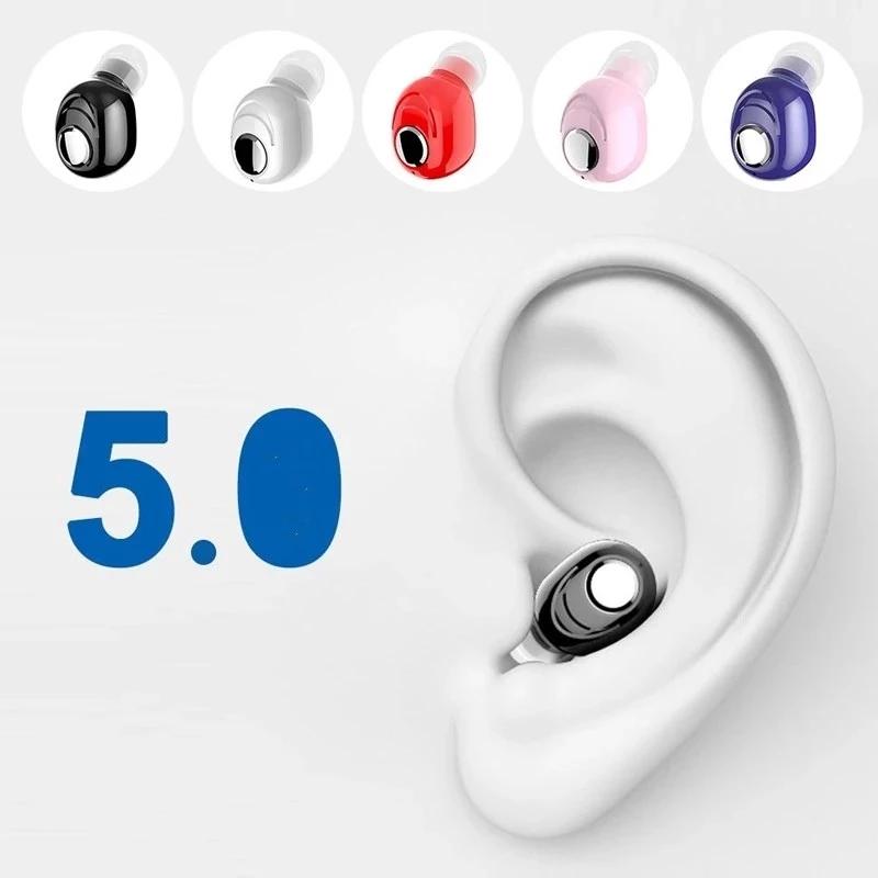 Mini In-Ear 5.0 Bluetooth Earphone HiFi Wireless Headset With Mic Sports -CE01250-Veeddydropshipping
