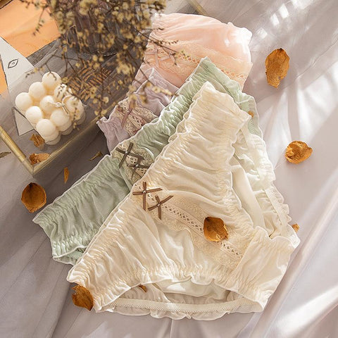 Ladies plus size lace sexy panties-WF00840-Veeddydropshipping