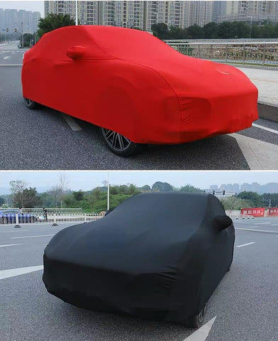Soft Velvet Elastic car covers Dustproof  hood  Protective Paint-AM00851-Veeddydropshipping