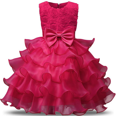 Children Luxury Party Formal Dress For Wedding Birthday Kids Christmas-TB00841-Veeddydropshipping