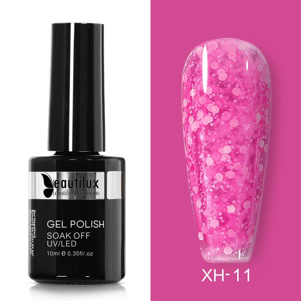 Snow Flake Polish LED Winter Soda White Sequins Nails Art -BH00975-Veeddydropshipping