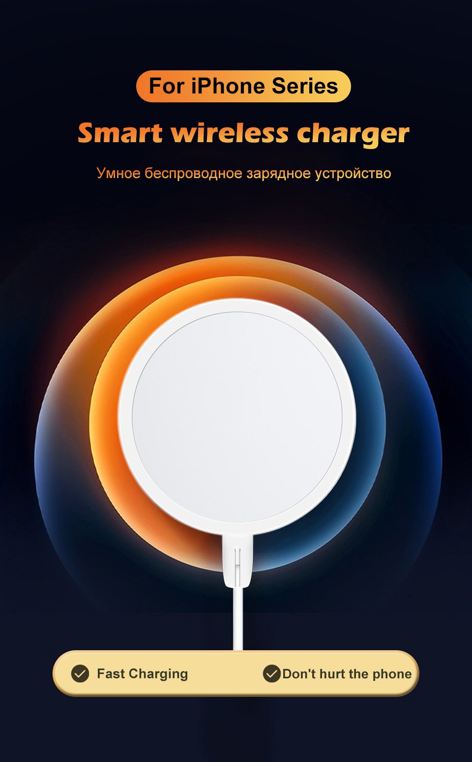 Wireless Chargers USB Type C Magnetic Fast Charging-Veeddydropshipping
