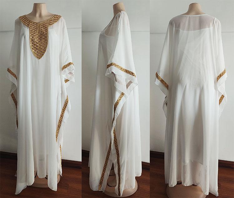 Turkey Muslim Chiffon Maxi Dress-Veeddydropshipping