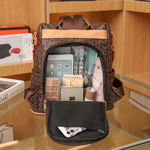 Backpacks Fashion Printed PVC Backpack Mommy Travel Bags Women's Small-BS00011-Veeddydropshipping