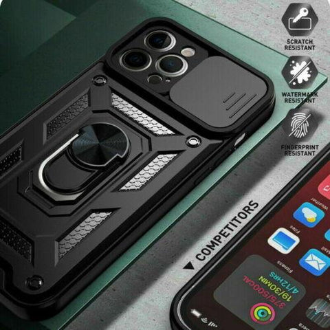 Shockproof 360° Ring Phone Case For Apple iPhone 13 12 Pro Max 11 XS XR X-PA00109-Veeddydropshipping