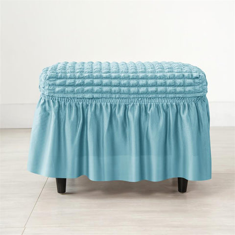 Footstool Durable Stretch Spandex Cover-HA00513-Veeddydropshipping