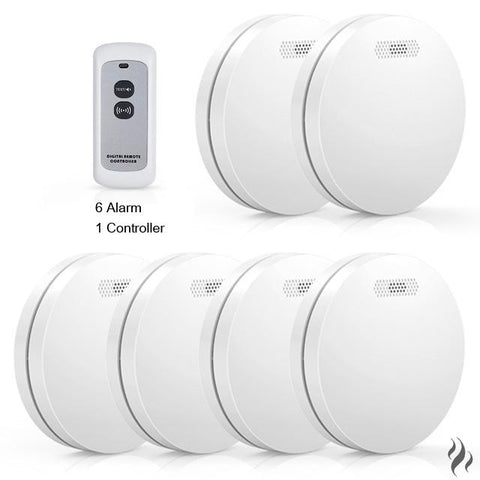 Wireless Remote Control Fire Safety Alarm Sound Sensor-CO00637-Veeddydropshipping