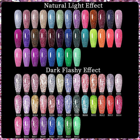 7.5ml Reflective Glitter Gel Nail Polish Winter Color Sparkling -BH01009-Veeddydropshipping