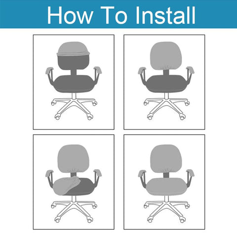 Elastic Armchair Computer Chair Cover Stretch Spandex-HA00404-Veeddydropshipping