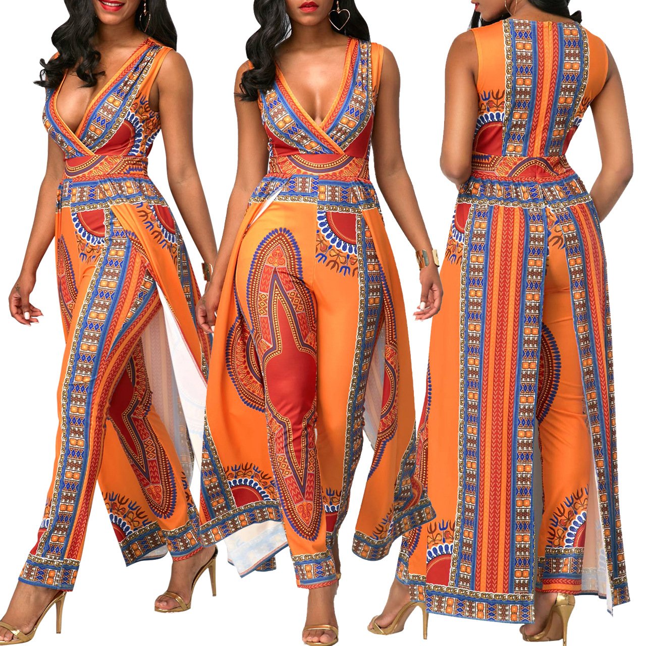 African Clothes for Women Traditional Kaftans Sets-Veeddydropshipping