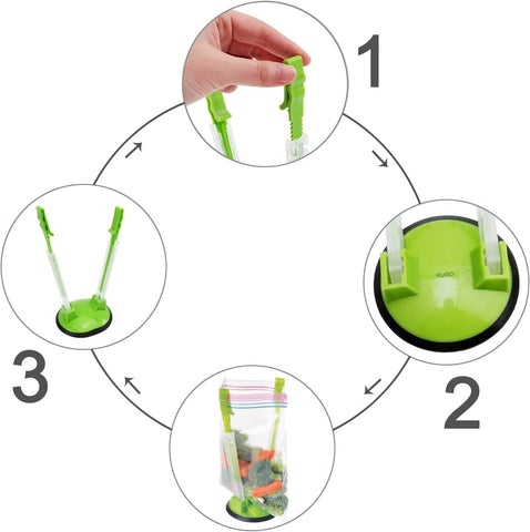 Adjustable Bag Clip Non Slip Baggy Rack Holder-HA00912-Veeddydropshipping