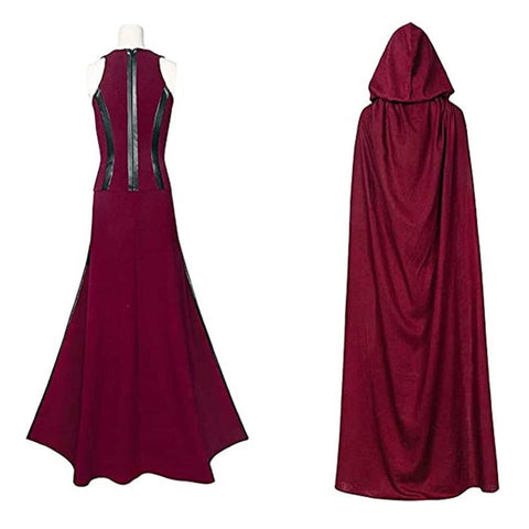 Female Wanda Maximoff Cosplay Costume-WF01489-Veeddydropshipping