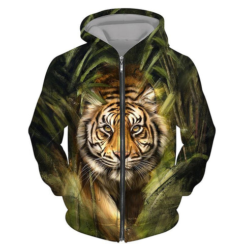 Printed Hooded Sweatshirt Sport Coat Pullover Fashion-MF00330-Veeddydropshipping