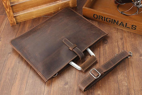 File Document Purse Wallet Top Layer Ipad Leather-BS00453-Veeddydropshipping