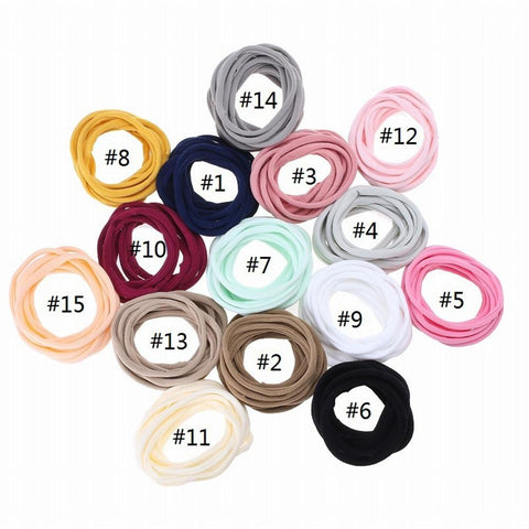 10Pc/Lot Nylon Headbands for Girls Baby DIY Accessories Headbands-TB00468-Veeddydropshipping