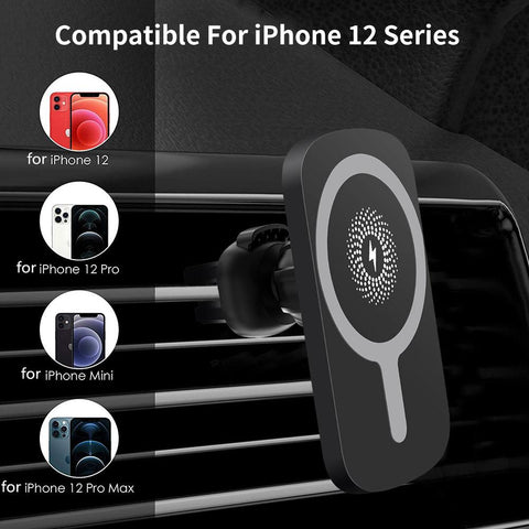 15W Fast Wireless Car Charger Mount Stand Automatic Air Vent-Veeddydropshipping