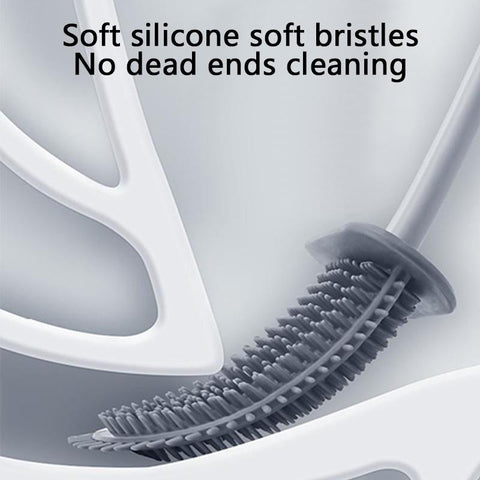 Silicone Toilet Brush Wc Cleaner Toilet Brush-HA01053-Veeddydropshipping