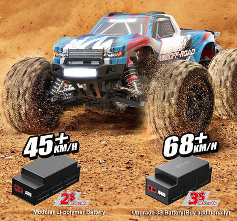 MJX 16208 Hyper Go 1/16 Brushless High-Speed 4WD 2.4G Remote-TB01457-Veeddydropshipping