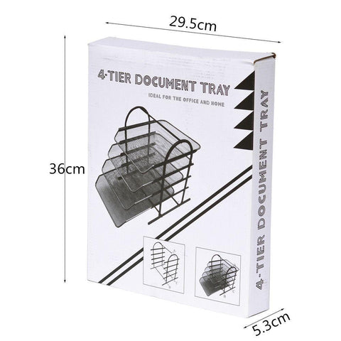 Assembled Hollow Magazine Holder Office Desk-HA01620-Veeddydropshipping