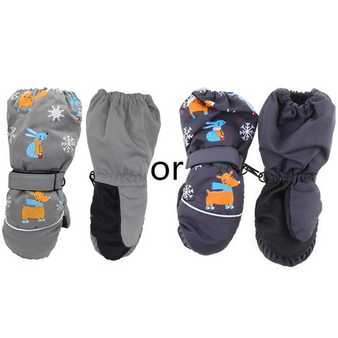 2-6 years old Winter Outdoor Children Ski Gloves Thick Warm Windproof-TB00451-Veeddydropshipping