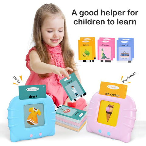 Kids Audio Electronic Cards Book Cognitive Talking Flash Cards Early Education-TB00496-Veeddydropshipping