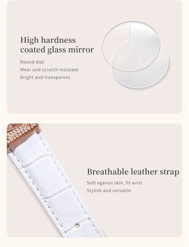 Luxury Elegant Quartz Watches Female Clock Snow Star-JW01038-Veeddydropshipping
