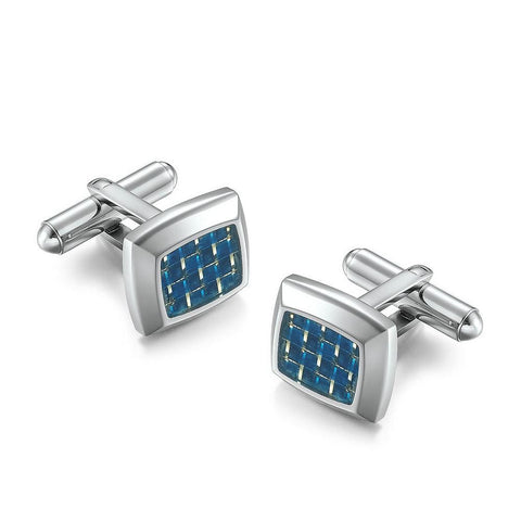 Stainless Steel Edge French Suit Accessories Shirt Cufflinks for Men-JW01322-Veeddydropshipping