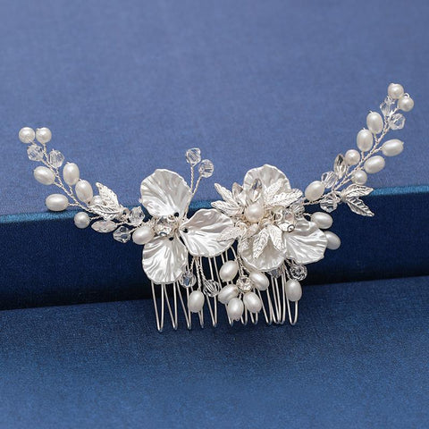 Wedding Hair Combs Hair Accessories-WF01285-Veeddydropshipping