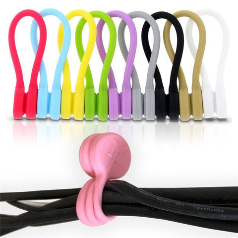 3 Pieces Cable Soft Silicone Cable Winder Headphones Cable Winder Headphone For Data Cable-PA00868-Veeddydropshipping