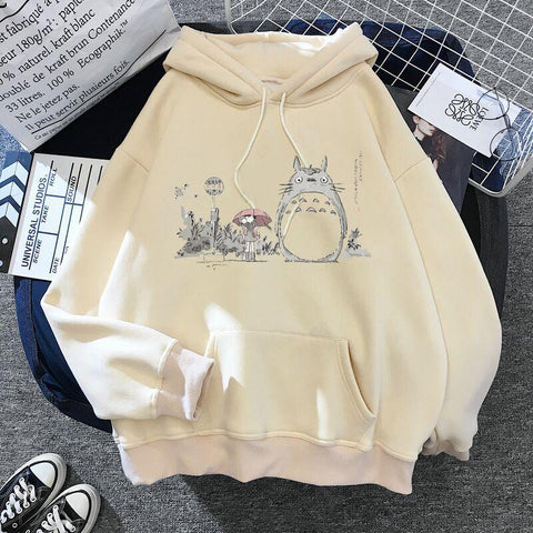 My Neighbor Totoro Harajuku Hoodies Women Studio Ghibli Kawaii Sweatshirt-TB01317-Veeddydropshipping