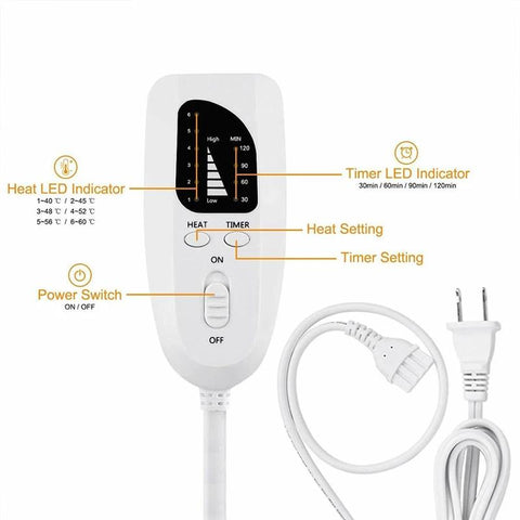 Electric Heating Pad Shoulder Neck Back Spine-HA01917-Veeddydropshipping