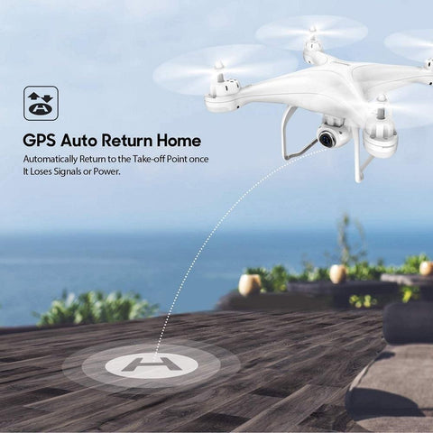 Potensic T25 GPS Drone With 1080P HD Camera RC FPV Quadcopter WiFi Live Video-TB01419-Veeddydropshipping