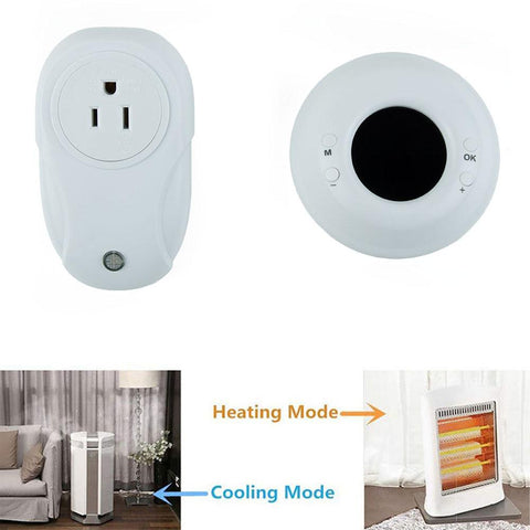 Wireless Thermostat LCD Display Wall Mount Desk Stand Heater Controller-TI01049-Veeddydropshipping