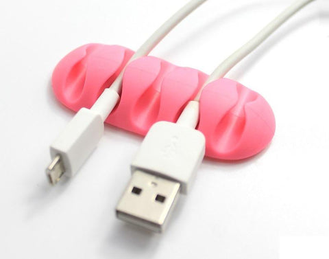 Cable Winder Cord Organizer Earphone Holder Charger wire fixing device Desktop Phone Cables-PA00910-Veeddydropshipping