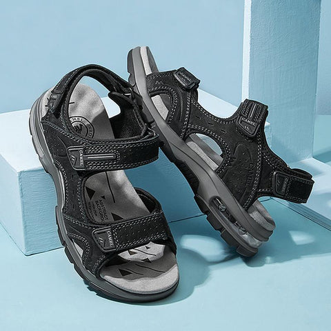 Summer Genuine Leather Casual Sandals for Men Sandals-BS01561-Veeddydropshipping