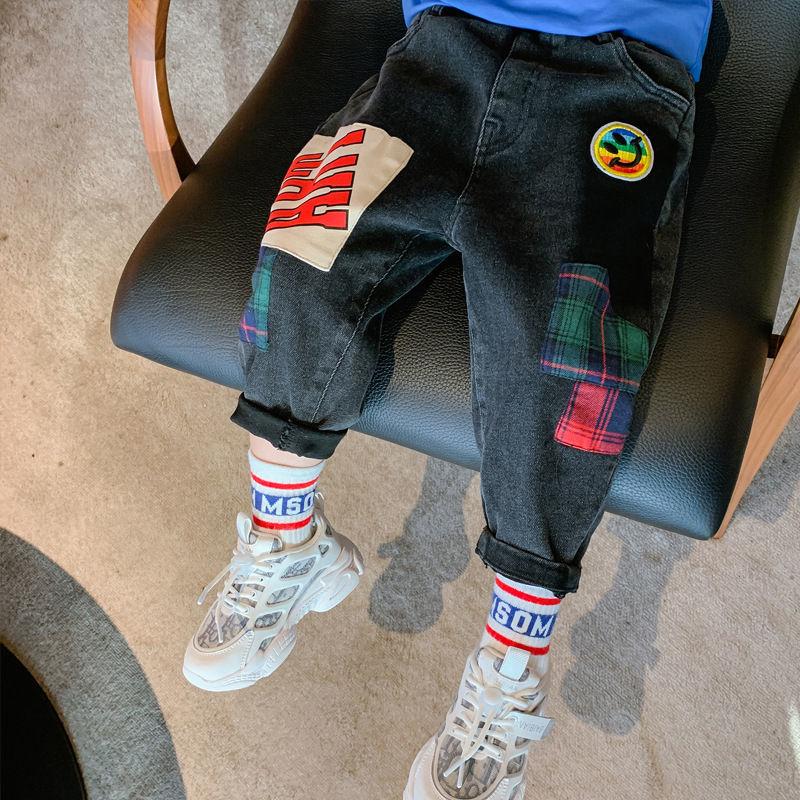 2021 toddler Boys Casual Jeans Trousers Autumn Denim Pants Kids-TB01285-Veeddydropshipping