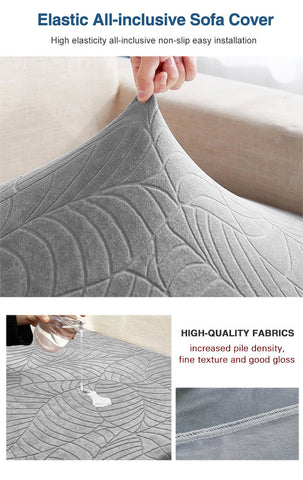 Waterproof Jacquard Sofa Seat Cushion Cover-HA00407-Veeddydropshipping