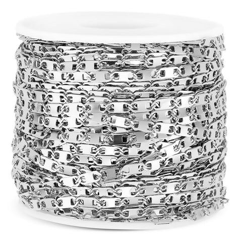 Stainless Steel Chains  Chain for Necklace Bracelet Jewelry DIY-JW01652-Veeddydropshipping