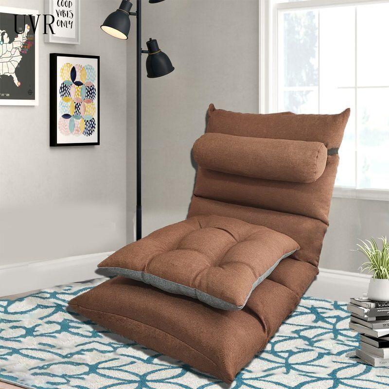 Thick Floor Chair Single Adjustable Backrest Chair-HA01573-Veeddydropshipping