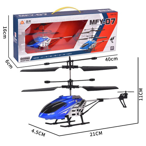 RC Helicopter 2.4G Aircraft 3.5CH  RC Plane With Led Light Anti-collision-TB01399-Veeddydropshipping