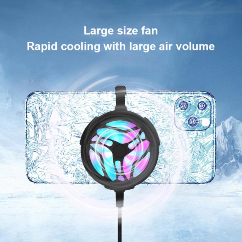 New Heat Sink Portable Mobile Phone Game Cooler Phone Cooling Fan Turbo-PA00686-Veeddydropshipping