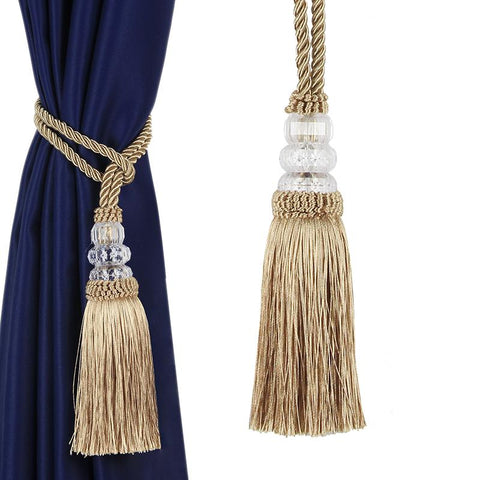 Hanging Ball Tassel Curtain Tieback Simple Big Tassels-HA00084-Veeddydropshipping