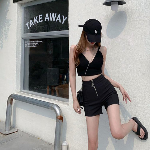 High Waist Shorts Women Pants-WF00633-Veeddydropshipping