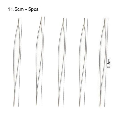 Beading Needles Pins Open Curved Needle-HA00136-Veeddydropshipping